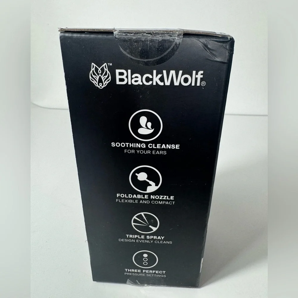 BlackWolf Wush Powered Ear Cleaner -Black
